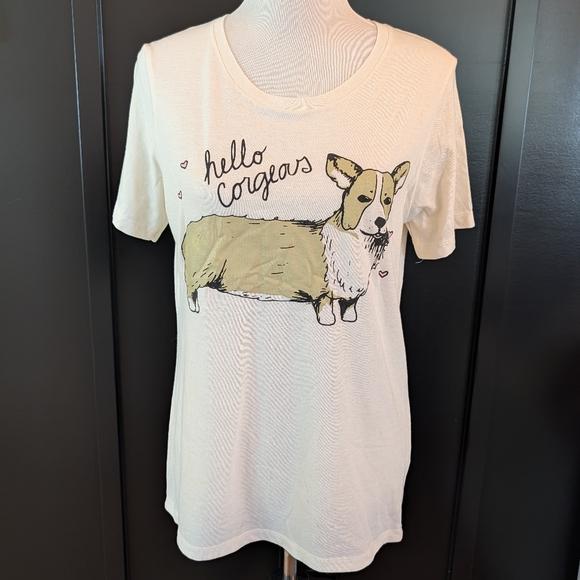 fuego Tops - Hello Corgious T-shirt